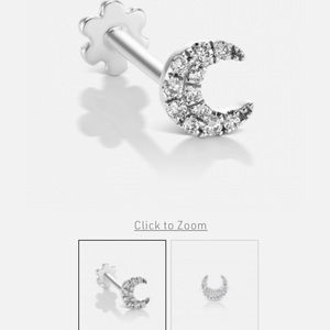 Maria Tash Small Diamond Threaded Stud